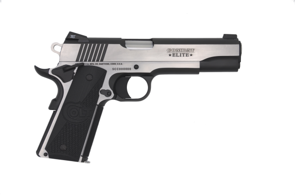 Colt Pistole Combat Elite Government .45 Auto Silber