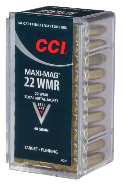 CCI Büchsenmunition .22 Win. Mag. 2,6g Total Metal Jacket Maxi Mag
