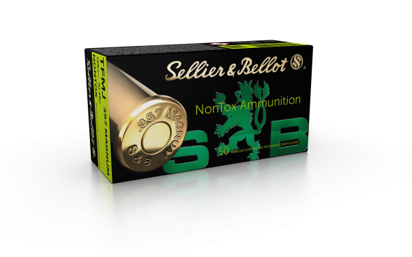Sellier & Bellot Revolvermunition .357 Mag. 10,25g Total Metal Jacket Nontox