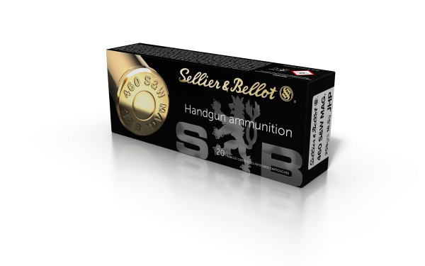 Sellier & Bellot Revolvermunition .460 S&W Mag. 16,5g Jacketed Hollow Point