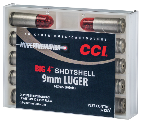 CCI Schrotmunition 9 x 19 2,9g Shotshell 3,30mm Pest Control