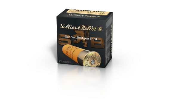 Sellier & Bellot Schrotmunition 12/67,5 12g 7,50mm Rubber Ball 15 Kugeln