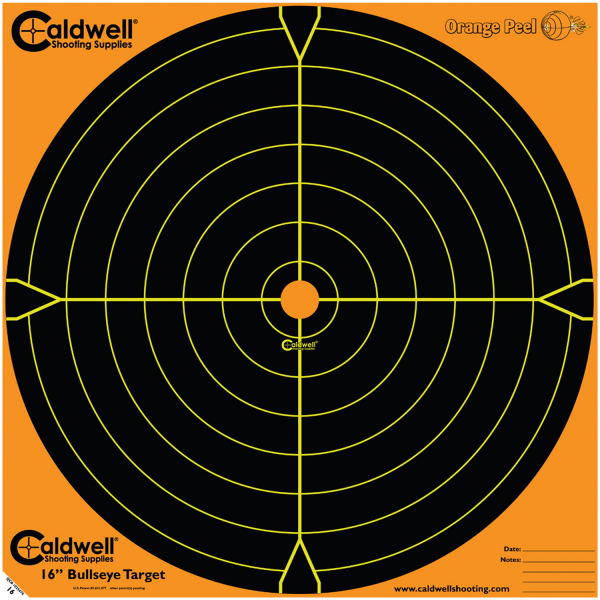 Caldwell Zielscheibe Bullseye Orange 16" (5 Stück)