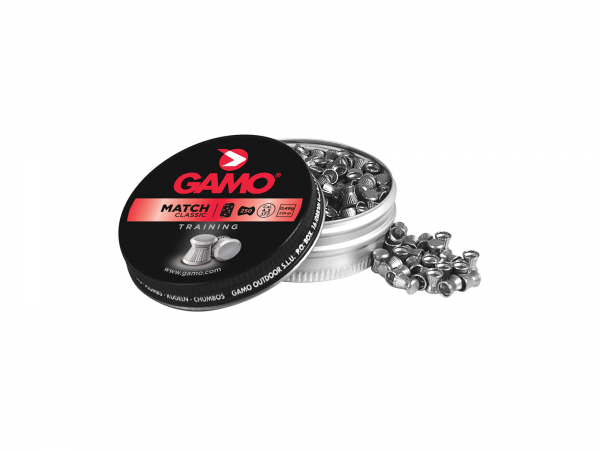 Gamo Luftdruckmunition Match 4,5 mm Silber 500 Stück