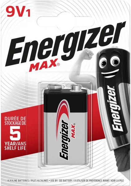 Energizer Batterie 6LR61 Block 9,0 Volt