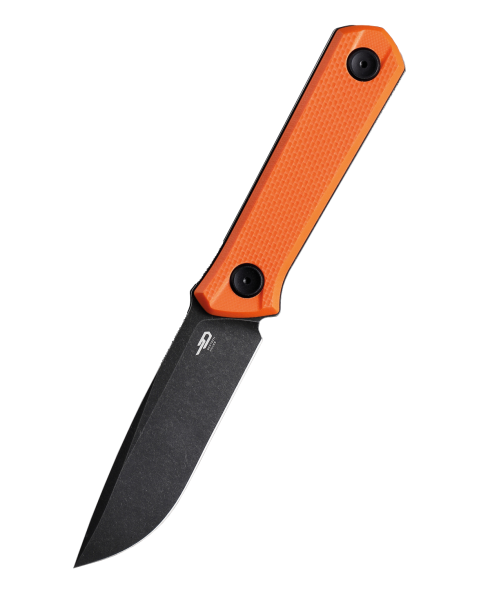 Bestech Messer Hedron Orange Stonewashed