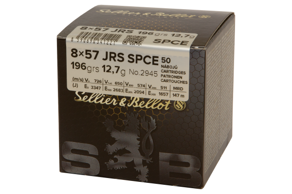 Sellier & Bellot Büchsenmunition 8 x 57 IRS 12,7g Soft Point Cutting Edge Schüttpackung mit 50 S