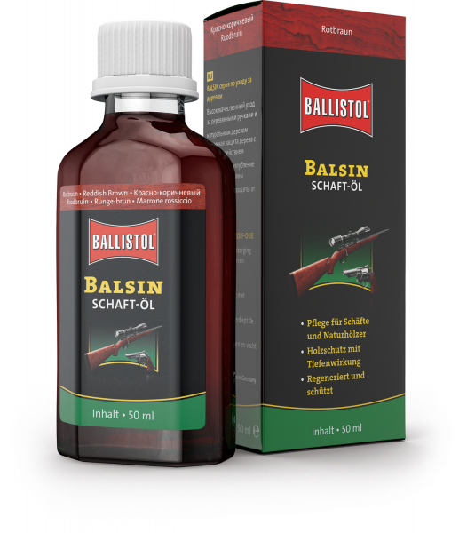 Ballistol Schaftöl Balsin Rotbraun (50ml)