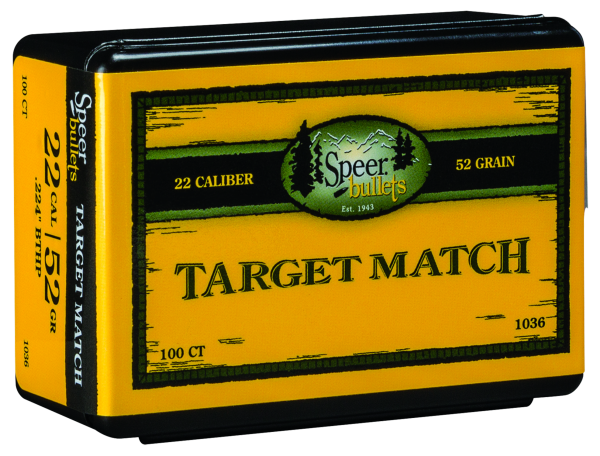Speer Geschosse .224 3,4g Open Tip Match Target Match Rifle
