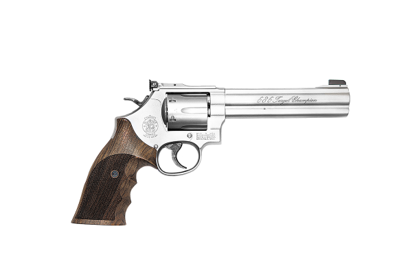 Smith & Wesson Revolver 686 Target Champion .357 Mag. Silber