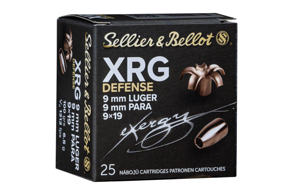 Sellier & Bellot Pistolenmunition XRG Defence 9 x 19 6,5g eXergy Defense