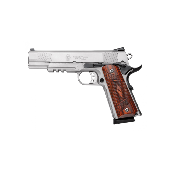 Smith & Wesson Pistole SW1911 Target Model .45 Auto Silber
