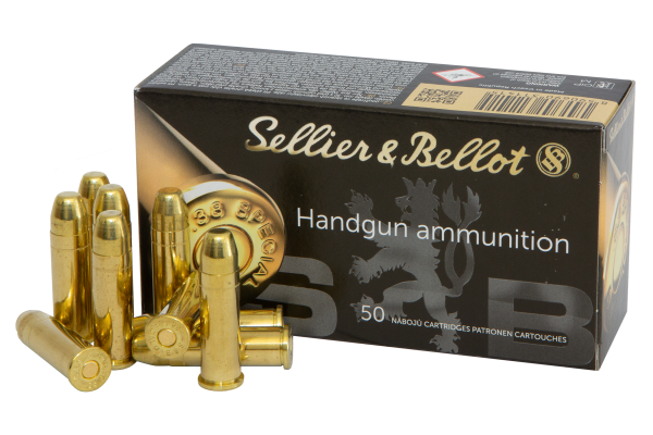 Sellier & Bellot Revolvermunition .38 Special 10,25g Full Metal Jacket