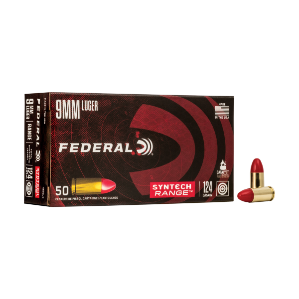Federal Pistolenmunition American Eagle 9 x 19 8g Syntech Jacket Flat Nose