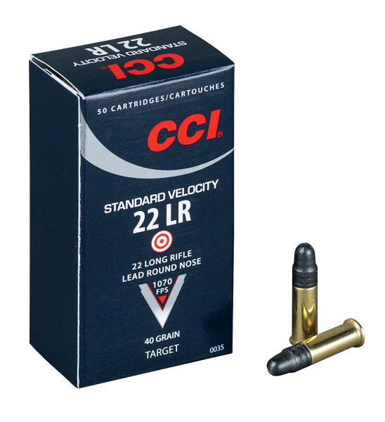 CCI Kleinkalibermunition .22 LR 2,6g Lead Round Nose Standard Velocity