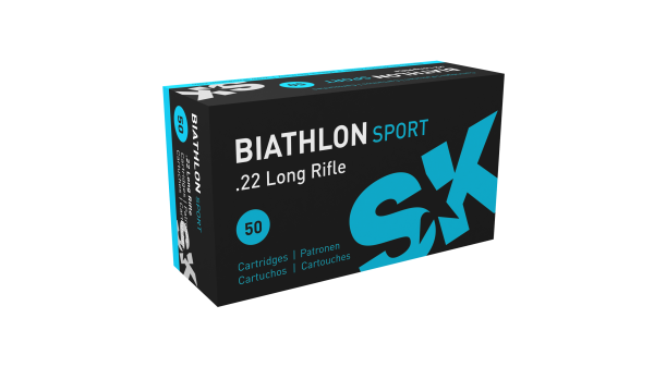 SK Kleinkalibermunition .22 LR 2,6g Lead Round Nose Biathlon Sport