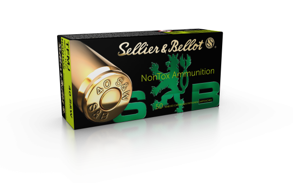 Sellier & Bellot Pistolenmunition .40 S&W 11,7g Total Metal Jacket Nontox