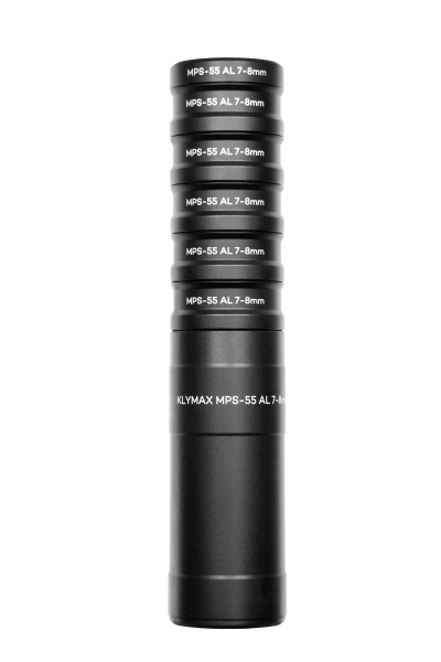 Klymax Schalldämpfer MPS-55 Aluminium <= .275 (6,99mm) KFL Schwarz