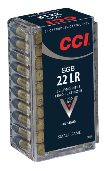 CCI Kleinkalibermunition .22 LR 2,6g Solid Small Game Bullet