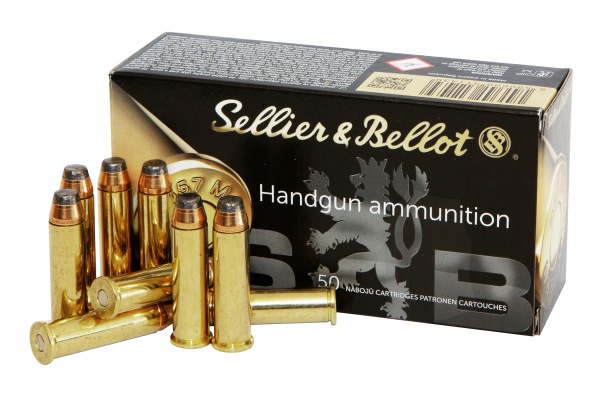 Sellier & Bellot Revolvermunition .357 Mag. 10,25g Soft Point