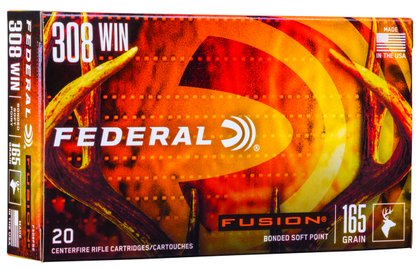 Federal Büchsenmunition .308 Win. 10,7g Fusion Soft Point