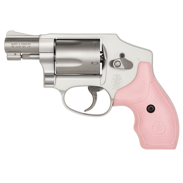 S&W Revolver 642 .38 Special Stainless Pinker Griff