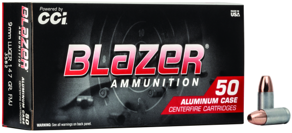 Blazer Pistolenmunition 9 x 19 9,5g Full Metal Jacket
