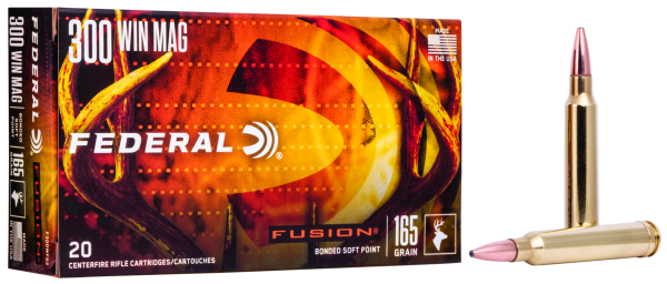 Federal Büchsenmunition .300 Win. Mag. 10,7g Fusion Soft Point
