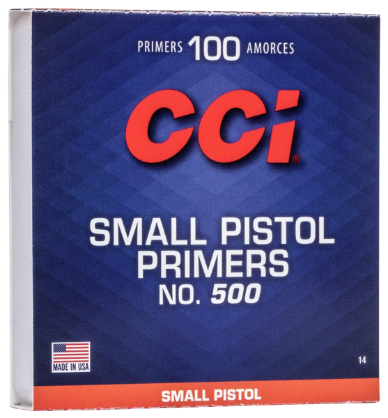 CCI Zündhütchen Standard Small Pistol No. 500