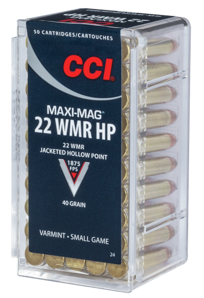 CCI Büchsenmunition .22 Win. Mag. 2,6g Jacketed Hollow Point Maxi Mag