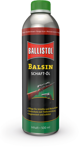 Ballistol Schaftöl Balsin Rotbraun (500ml)