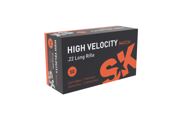 SK Kleinkalibermunition .22 LR 2,6g Lead Round Nose High Velocity Match
