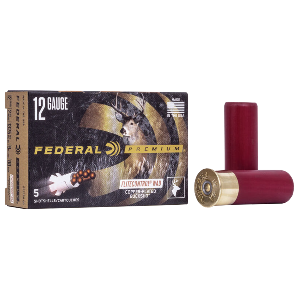 Federal Schrotmunition Premium 12/70 Vital Shok Buck Shot