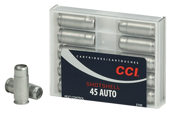 CCI Schrotmunition .45 Auto 7,8g Shotshell 2,00mm Pest Control