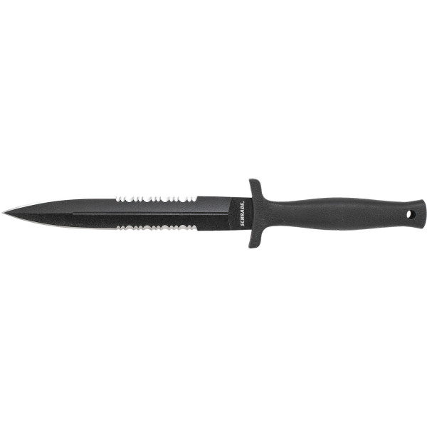 Schrade Messer Schwarz Needle Boot Knife